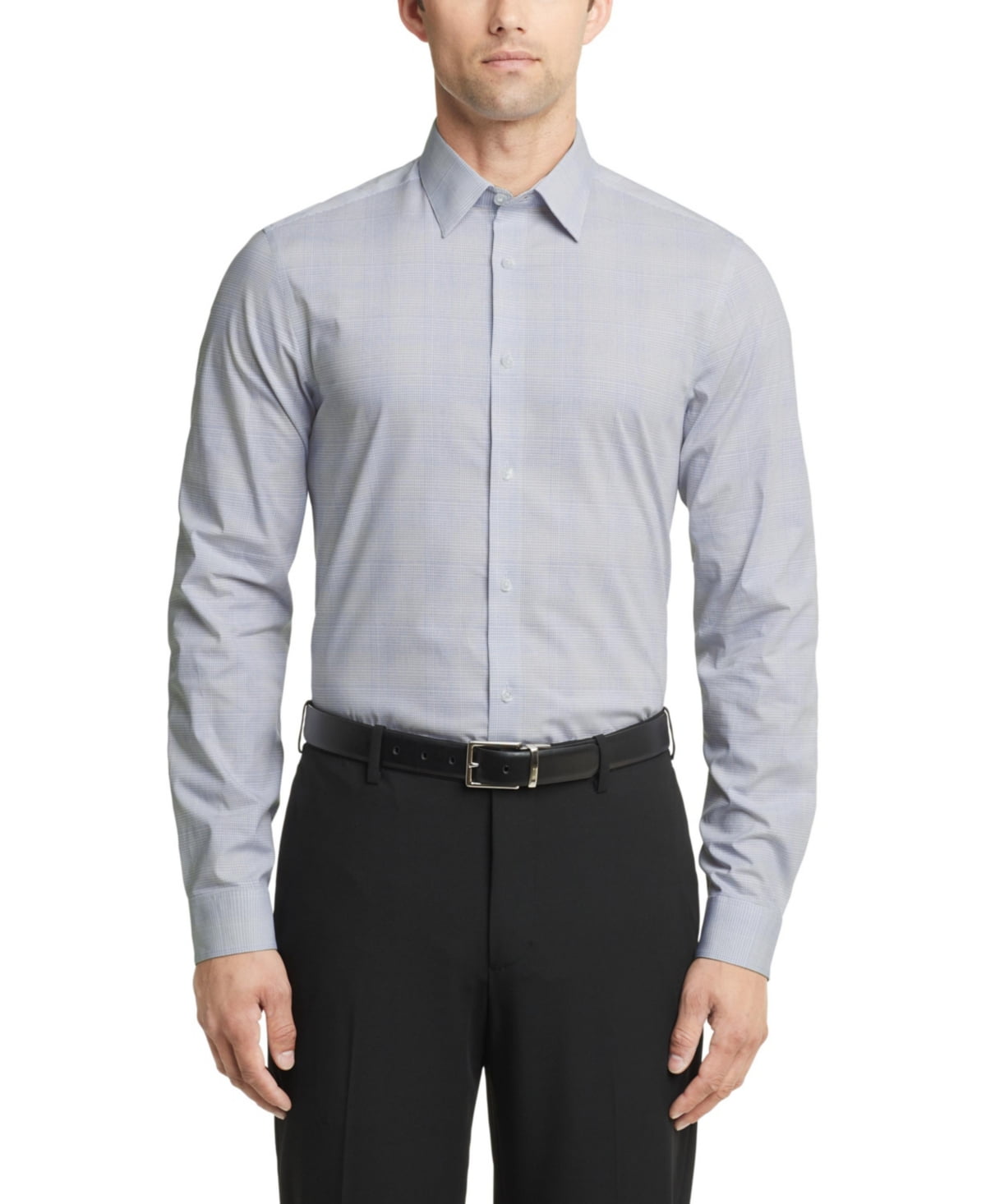 Calvin Klein Men Slim fit Dress Shirt XL 17 in 34-35 White