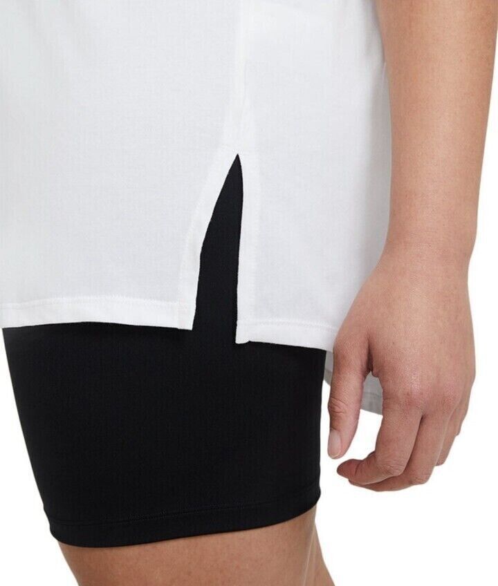 Nike Women's Dri-FIT Plus Swoosh Stars Training Tank Top White Size 2X MSRP $30