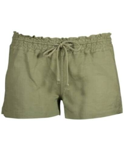 Salt Life Women's Coastal Drawstring Shorts Olive green Size L MSRP $40
