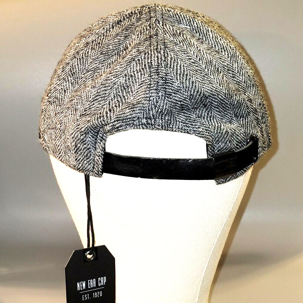 New Era Herringbone 19Twenty BLK OSFA Hat-Cap MSRP $125 Gray Black MSRP $125