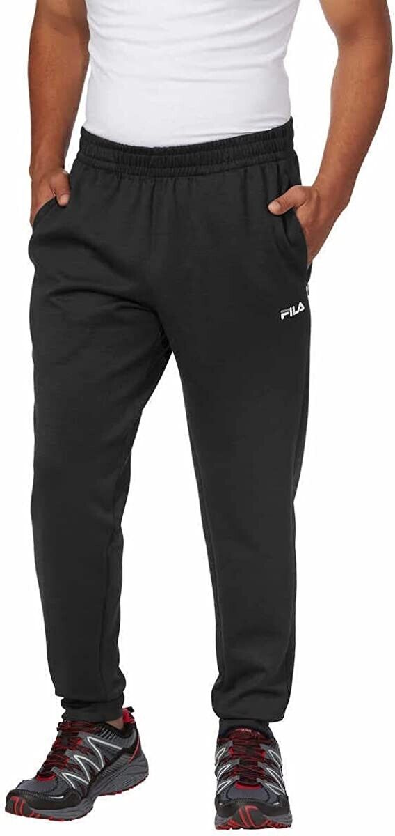 Fila Mens Mid-Weight Performance Jogger Black Size 2XL