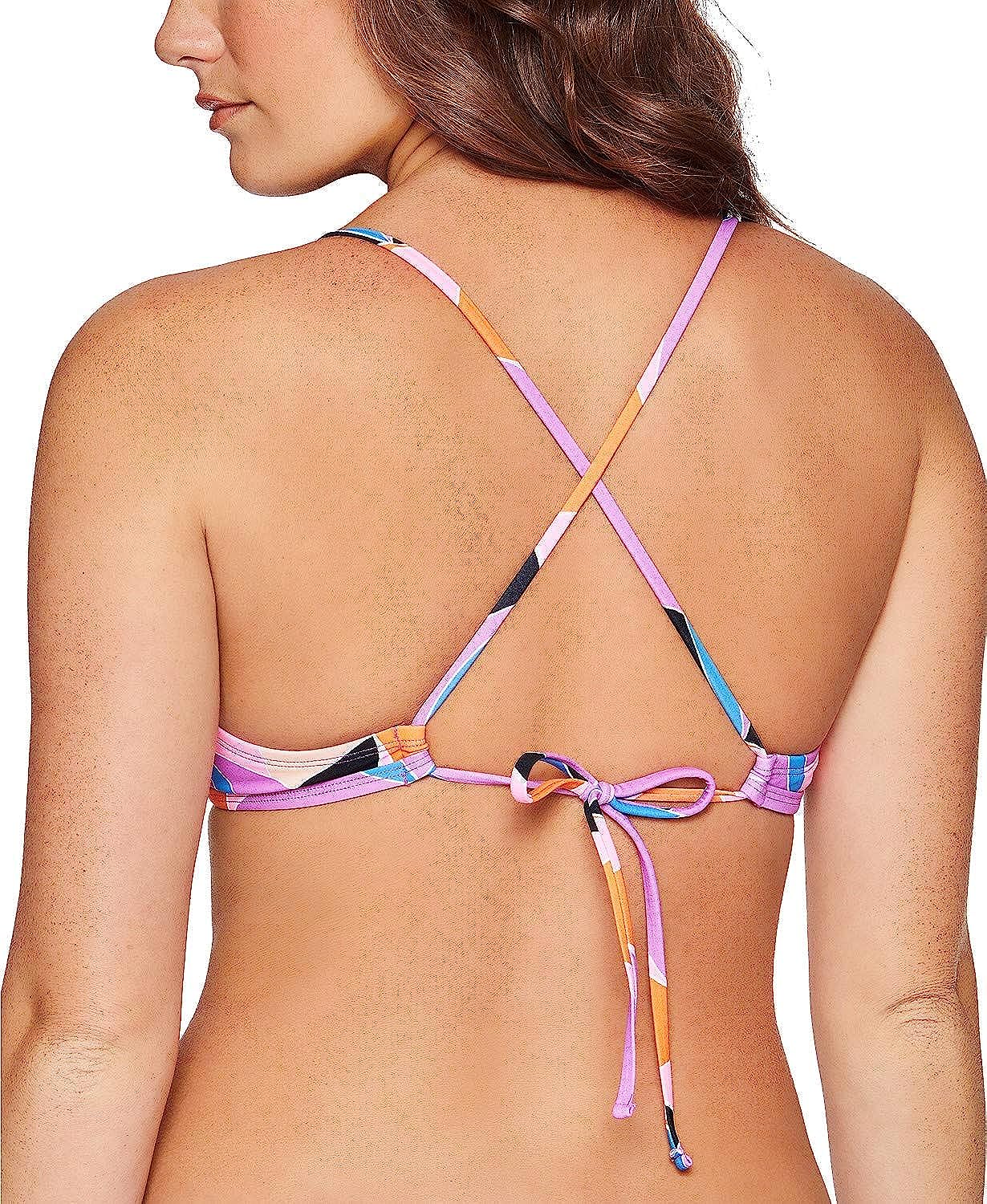 Salt + Cove Juniors' Kaleidoscope Smocked Bikini Top (Multi, Size D/DD)