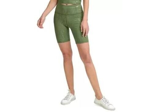Calvin Klein Performance Printed Bike Shorts Green Size XL MSRP $40