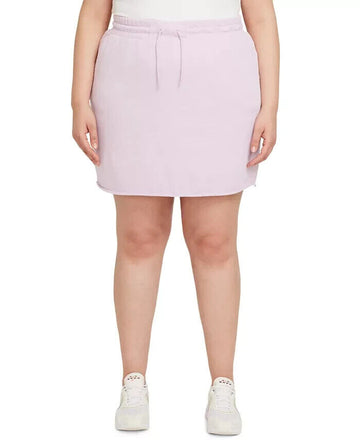 NIKE Plus Size Icon Clash Drawstring-Waist Sweats Skirt Purple Size 1X MSRP $60