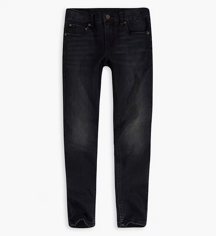 LEVI'S Big Boys Skinny Taper Jeans Dark Blue Size 16R (28x30) MSRP $48