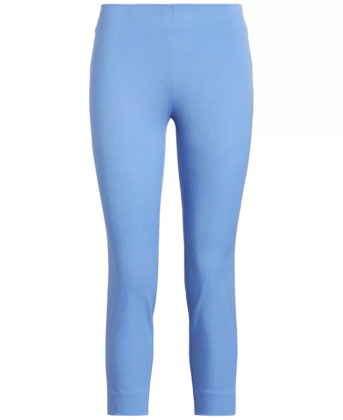 LAUREN RALPH LAUREN Twill Cropped Skinny Pant Blue Size 6 MSRP $90