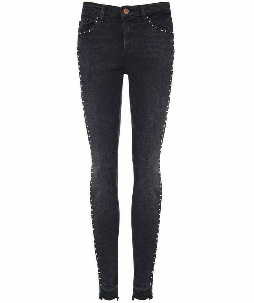 DL1961 Chrissy Ultra High Waist Ankle Skinny Jeans Size 30 Black MSRP $209