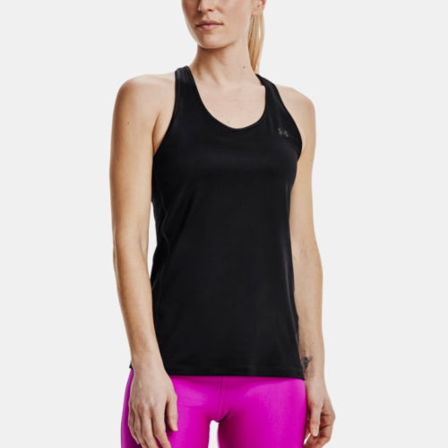 Under Armour Women's Racerback Tank Top Black Size S MSRP $28