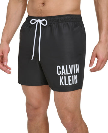 Calvin Klein Intense Power Modern Euro 5" Swim Trunks Black Size XXL MSRP $60