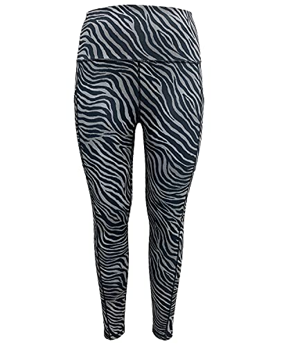 Ideology Women's High-Rise Animal-Print 7/8 Length Leggings Tonal Grey XS