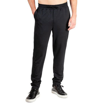 Natori Mens Rumi Modern Fit Stretch Jogger Pants Black Size L MSRP $84