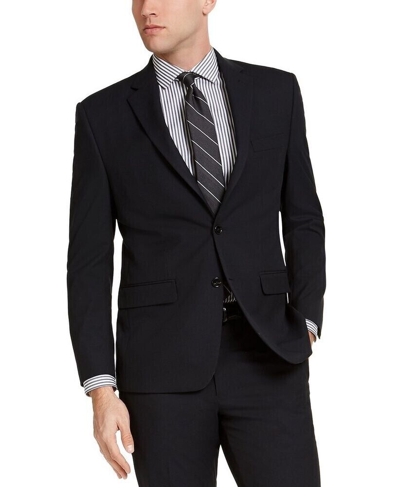 Geoffrey Beene Men's Classic-Fit Suits Black Size 38 SHORT MSRP $395