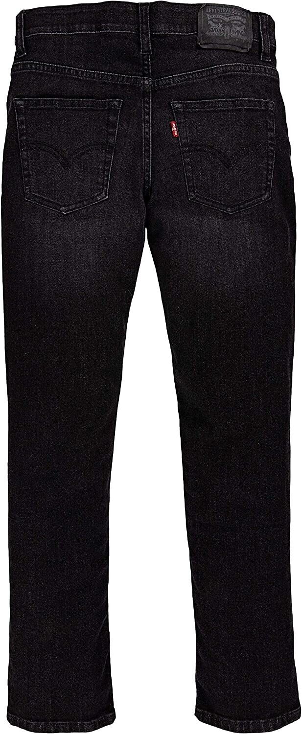 LEVI'S Big Boys 511 Slim Fit Jeans Black Size 8 REG 24x25 MSRP $48