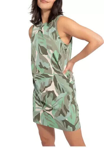 Sanctuary Women's Open Back Tank Dress Green Size M MSRP $79