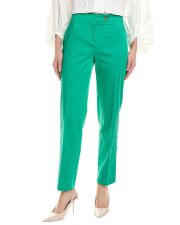Jones New York womens Duke Slim Leg Pant, Size 14, Green