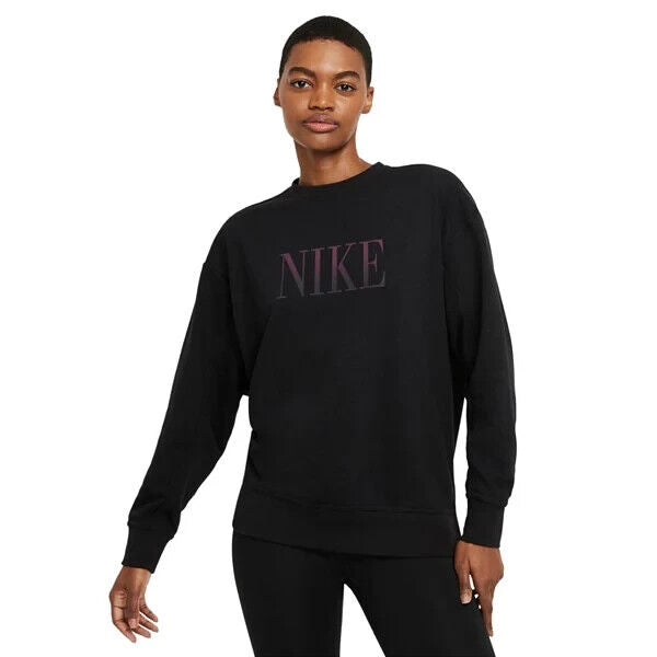 NIKE Plus Size Dri-FIT Get Fit Graphic Training Sweatshirt Black 2X MSRP $60