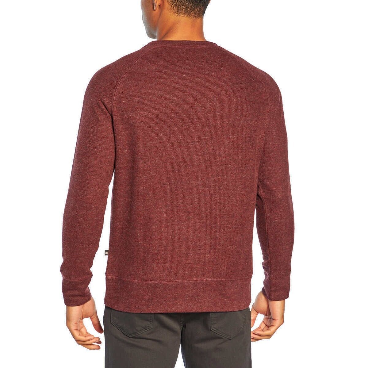 Banana Republic Men??s Waffle Crew Sweatshirt Mid-weight Purple Size XL