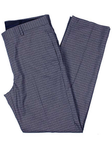 Lauren Ralph Lauren Mens Check Classic Fit Dress Pants Navy Size 34x30 MSRP $95