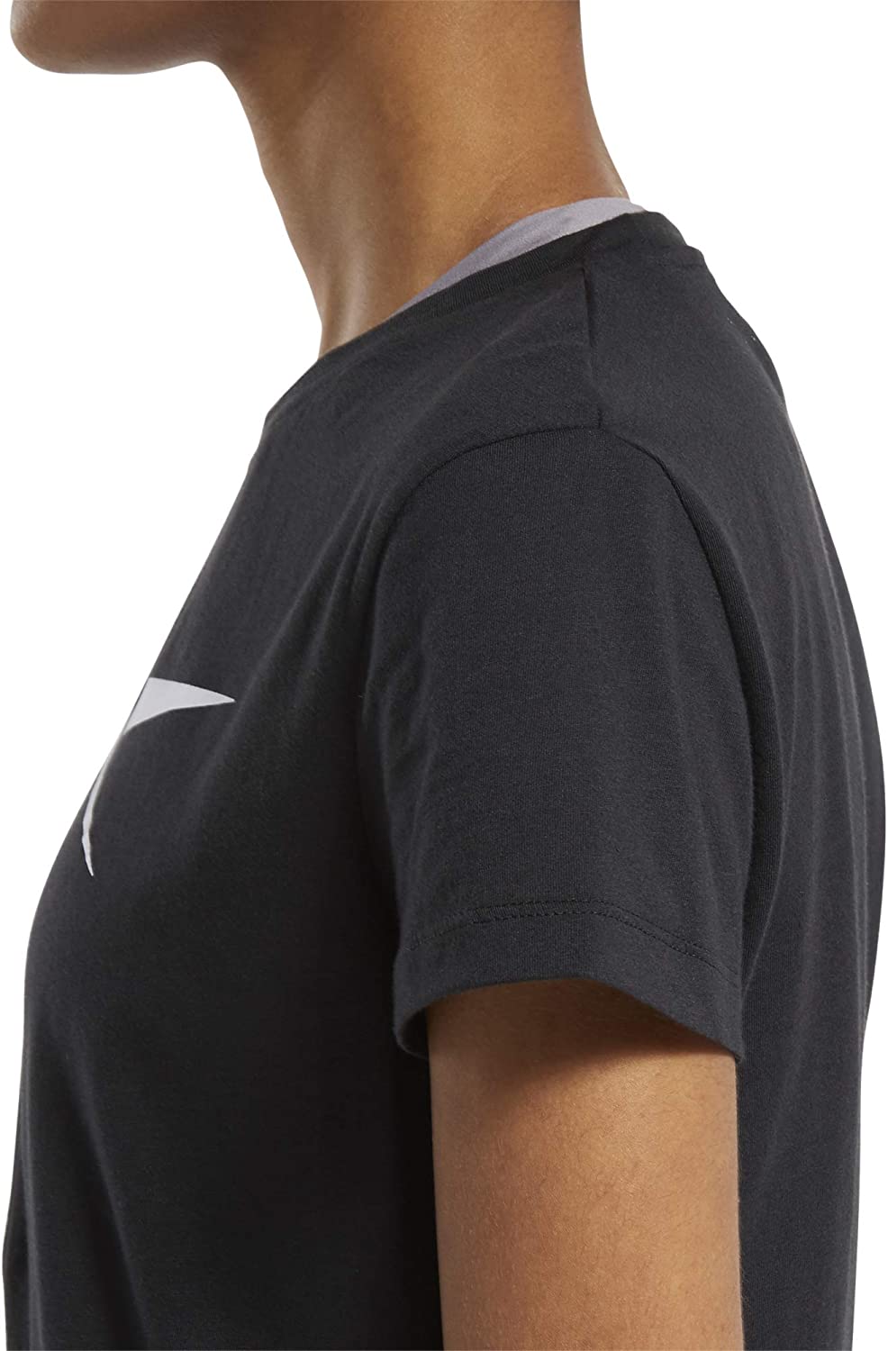 Reebok Women's Training Essentials Graphic T-shirt, Black, Size XXS