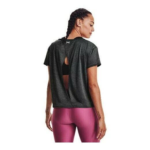 Under Armour Women's UA Tech Open-Back Top Gray Size XXL MSRP $30
