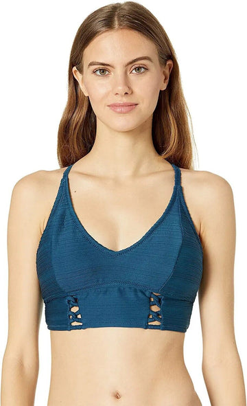 Jessica Simpson Cropped Cami swim Top Dark Navy Size S (Women's 6-8)