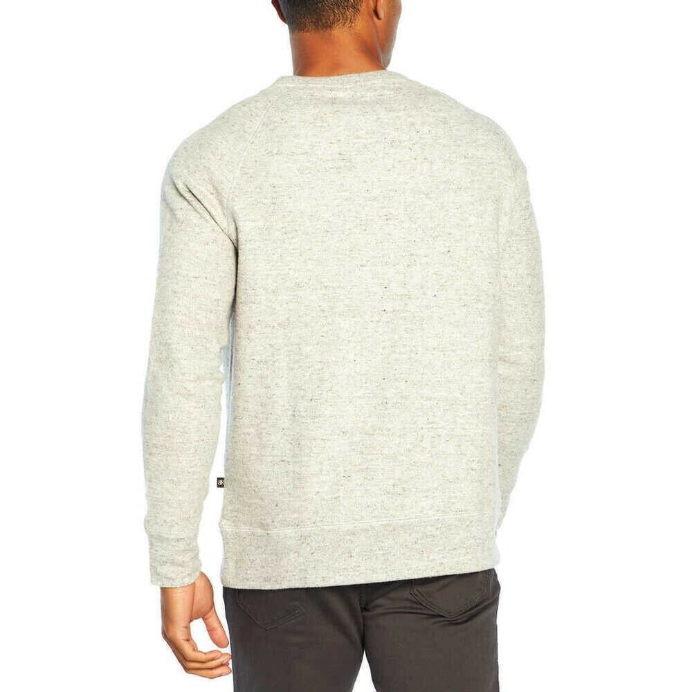 Banana Republic Men Waffle Crew Sweatshirt, Heather Grey Size L