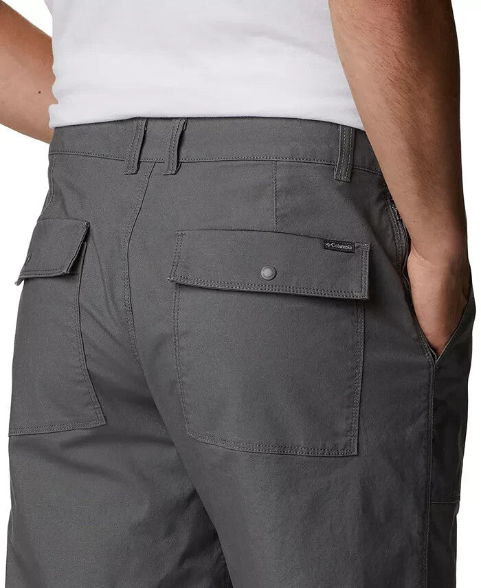 Columbia Mens Flex ROC Utility Pant Gray Size 38x32 MSRP $90