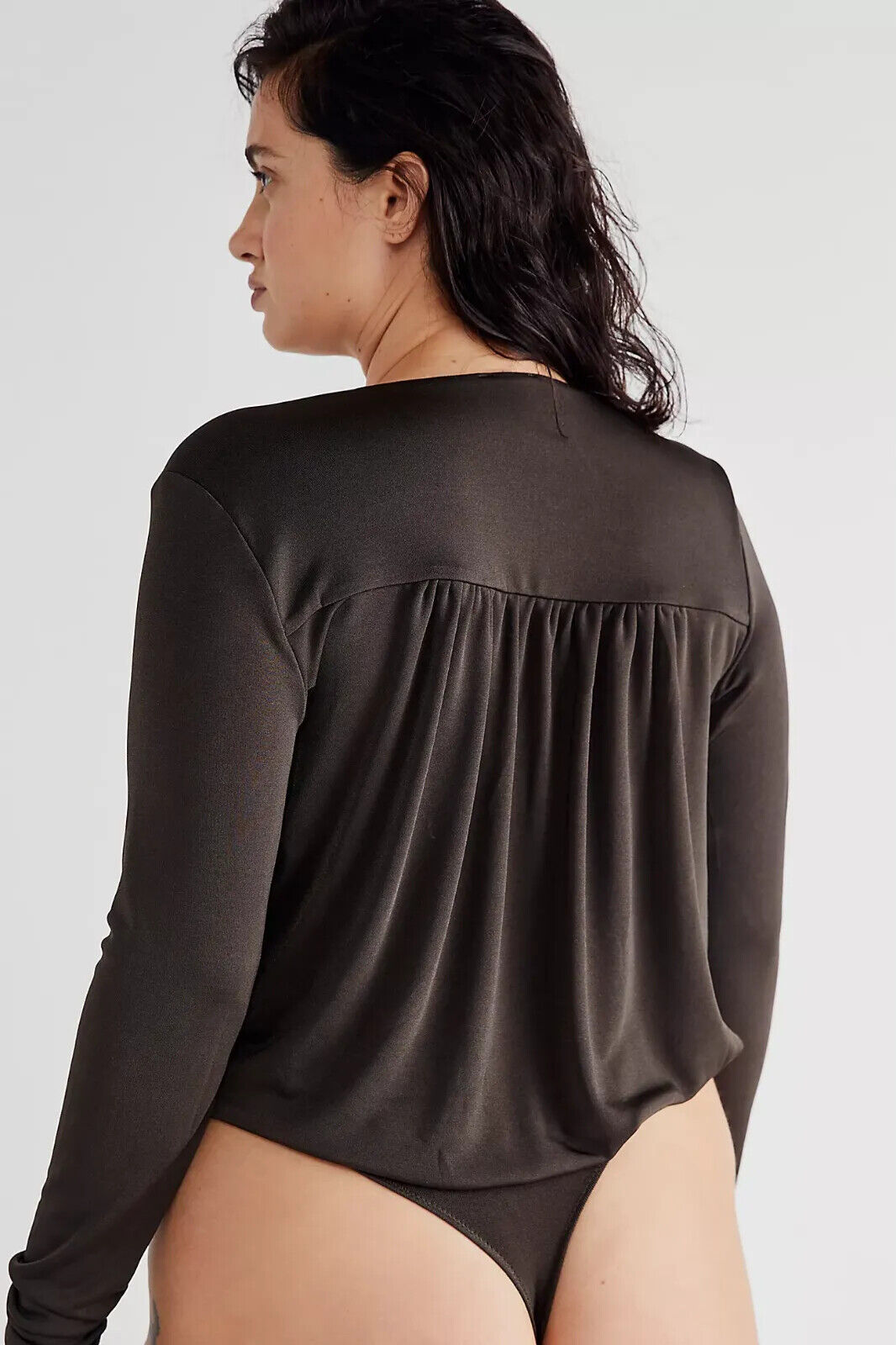 Free People Turnt Bodysuit Under The Trees Olive Green Women's Size XS MSRP $68