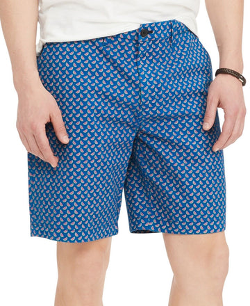 TOMMY HILFIGER Men TH FLEX Sliced Watermelon Critter 9" Shorts Blue Size 32 $70