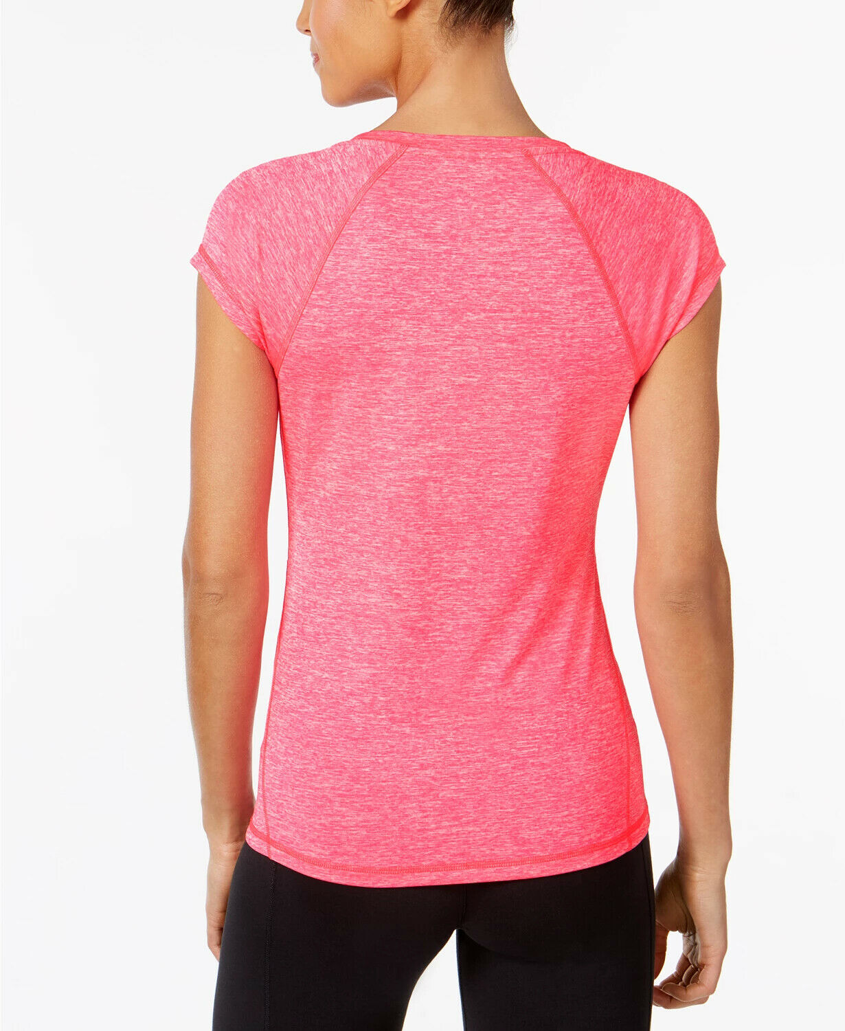 Ideology Rapidry Heathered Performance T-Shirt Womens pink Size S MSRP $13