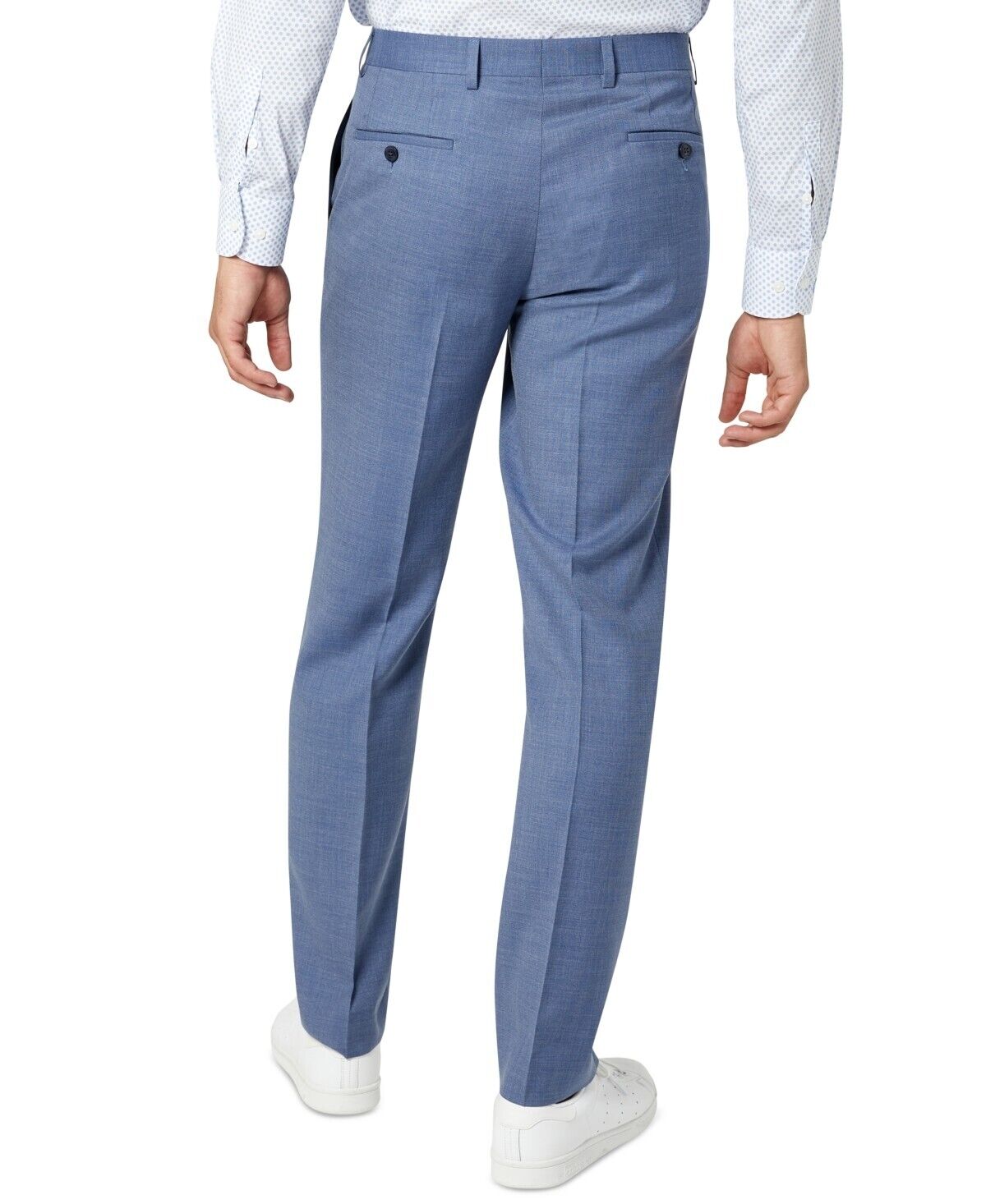 Sean John Mens Classic Fit Flat Front Suit Pants Blue Size 40X32 MSRP $135