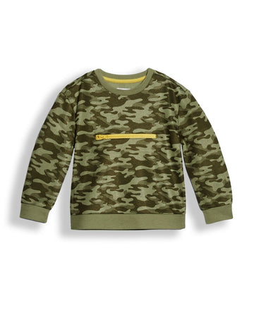 Epic Threads Little Boys Camo Fleece Pullov Olive Camo Green Size 6