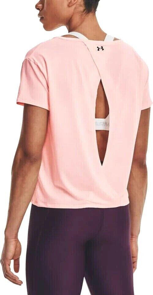 Under Armour Women's Ua Tech Open-Back Top Pink Size S