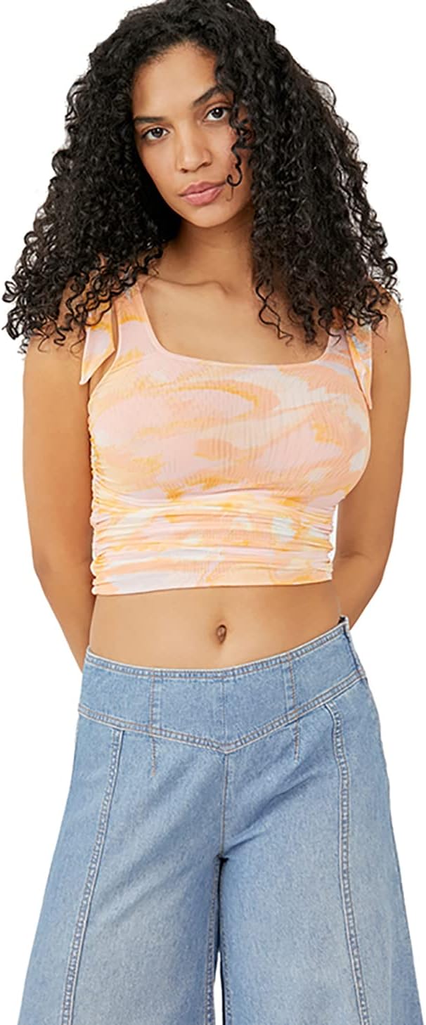 Free People Avenue Tank in Ivory Combo Size S