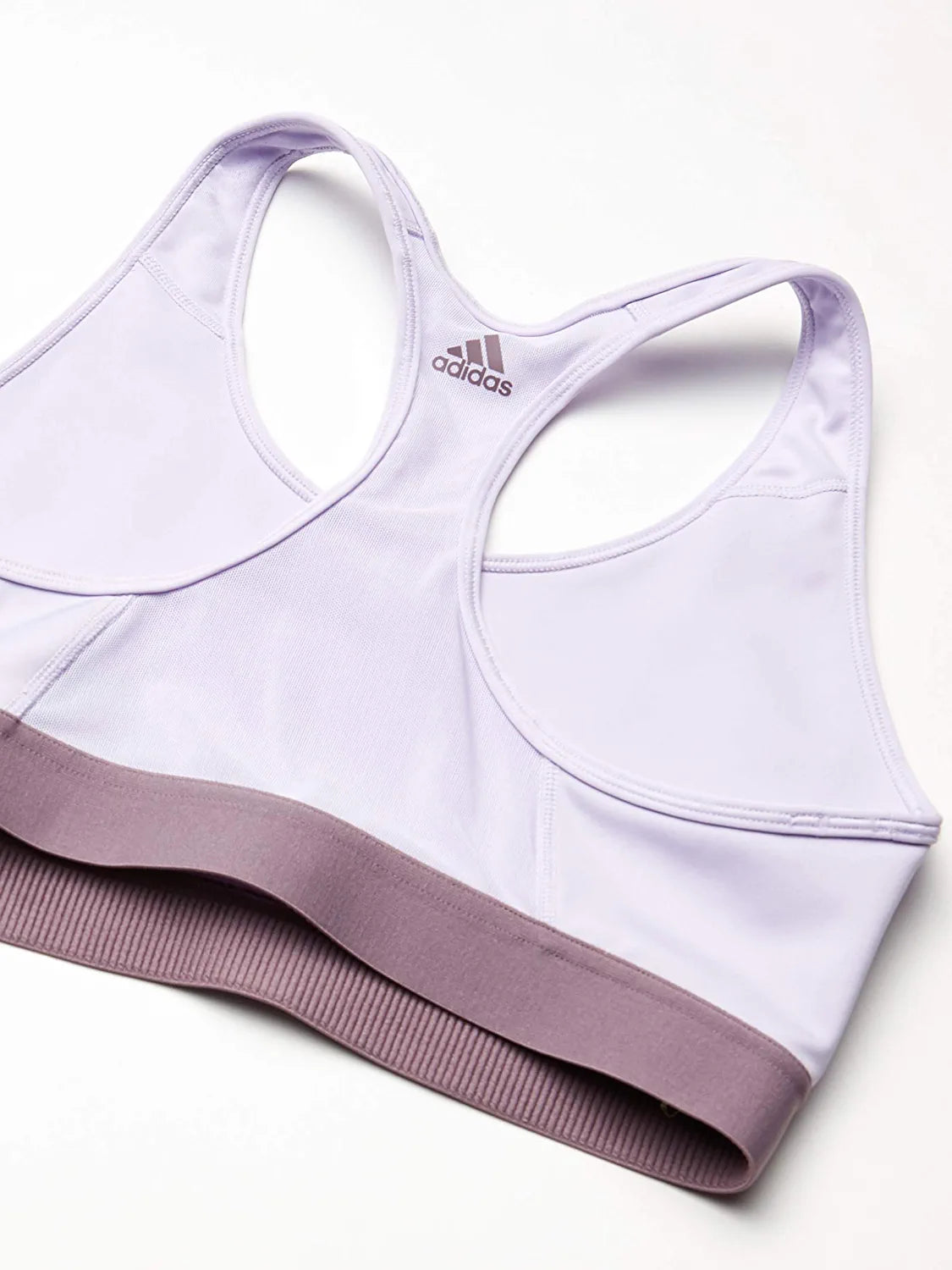 adidas Women's Don't Rest Alphaskin Sport Branded Bra Purple Tint XX-Small