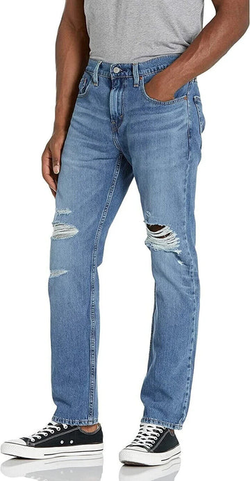 Levi's Men's 502 Taper Jeans Ocala Knee Blue Size 34W x 30L