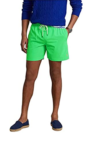 POLO RALPH LAUREN Men's Classic Swim Trunks Green Size 2XL (XXL)