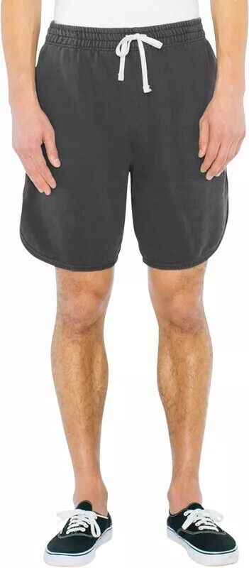 American Apparel Men's French Terry Basketball Short Faded Black, Size S