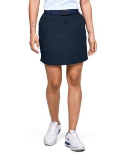 Under Armour Women's Links Storm Golf Skort Navy Size 4 MSRP $70