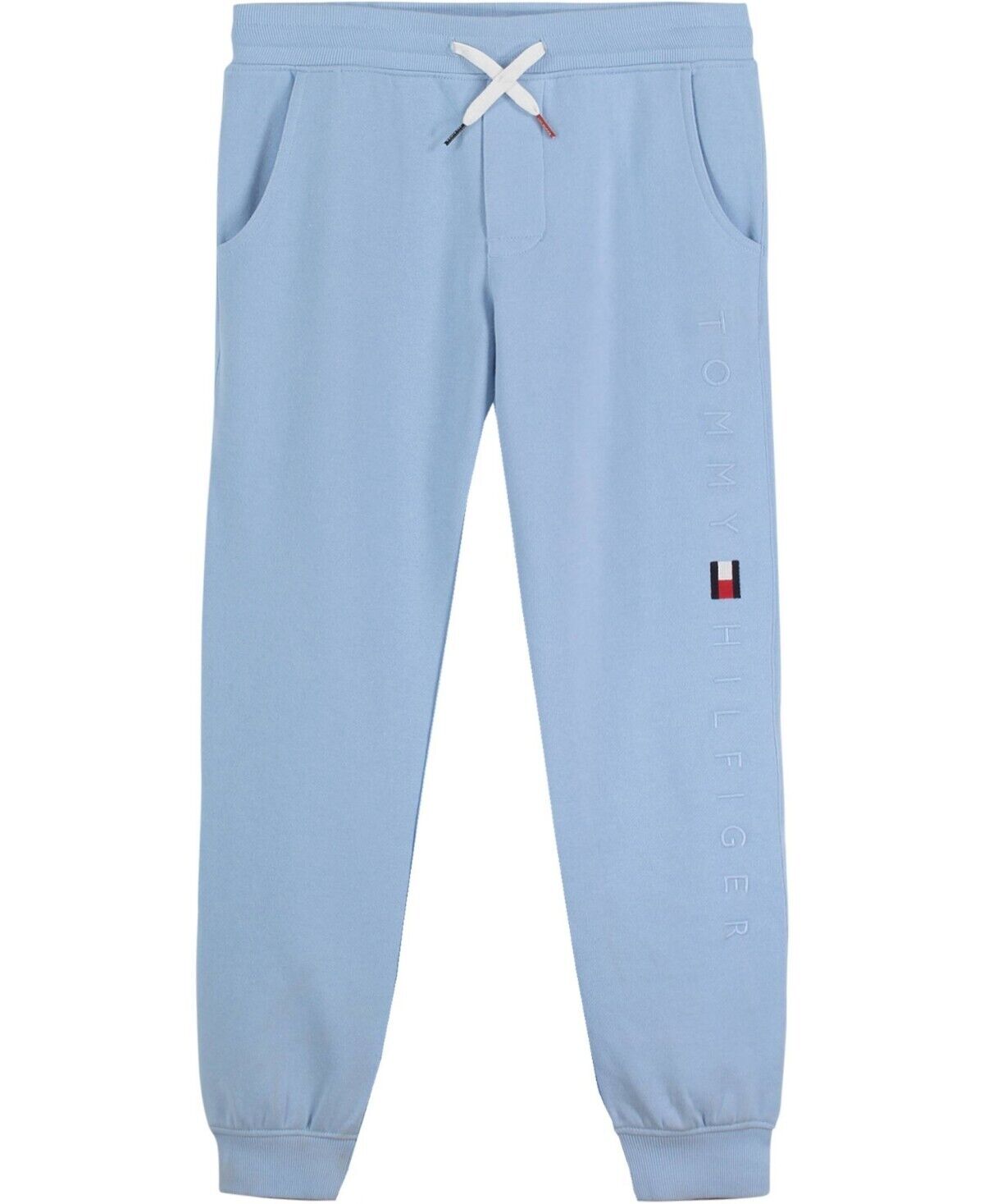 Tommy Hilfiger Boy's Little Kids' Logo Sweatpant Light Blue Size 2T MSRP $40