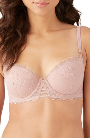 b.tempt¡¯d by Wacoal No Strings Attached Contour Balconette Bra Pink Size 34D