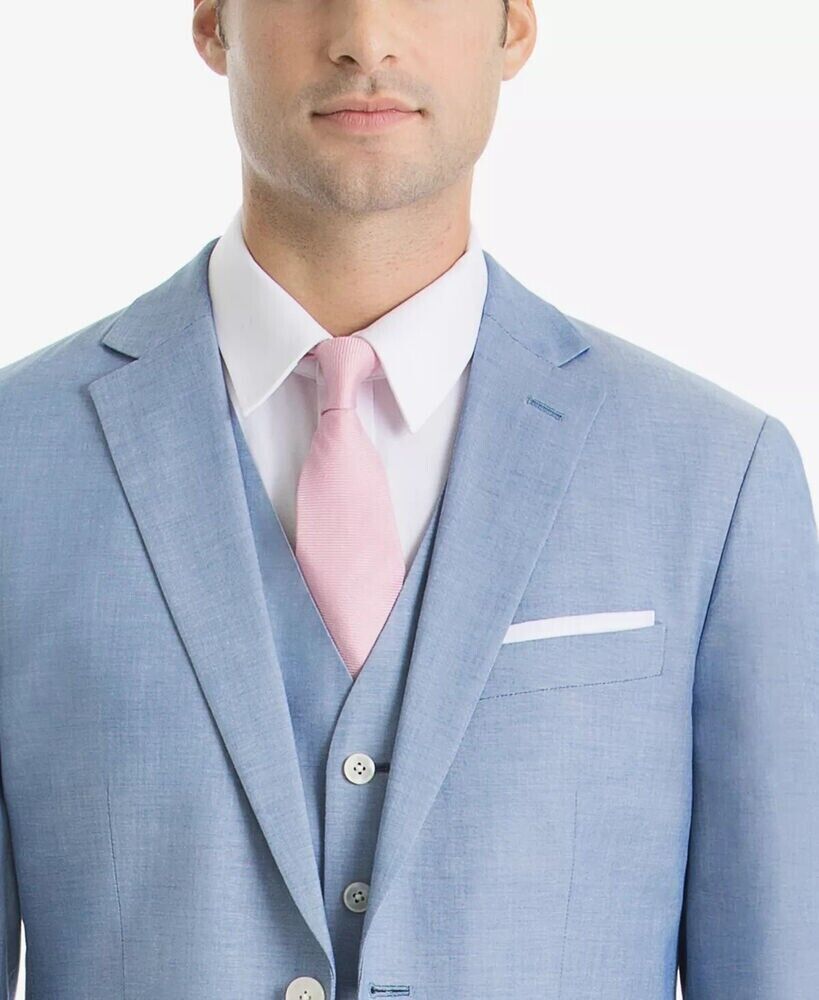 Ralph Lauren Mens Light Blue Cotton Blazer Jacket 36R MSRP $142