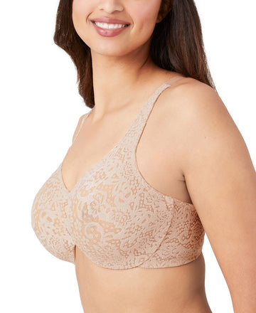 Wacoal Women¡¯s Plus-size Halo Lace Full Coverage Underwire Bra, Beige, Size 36C