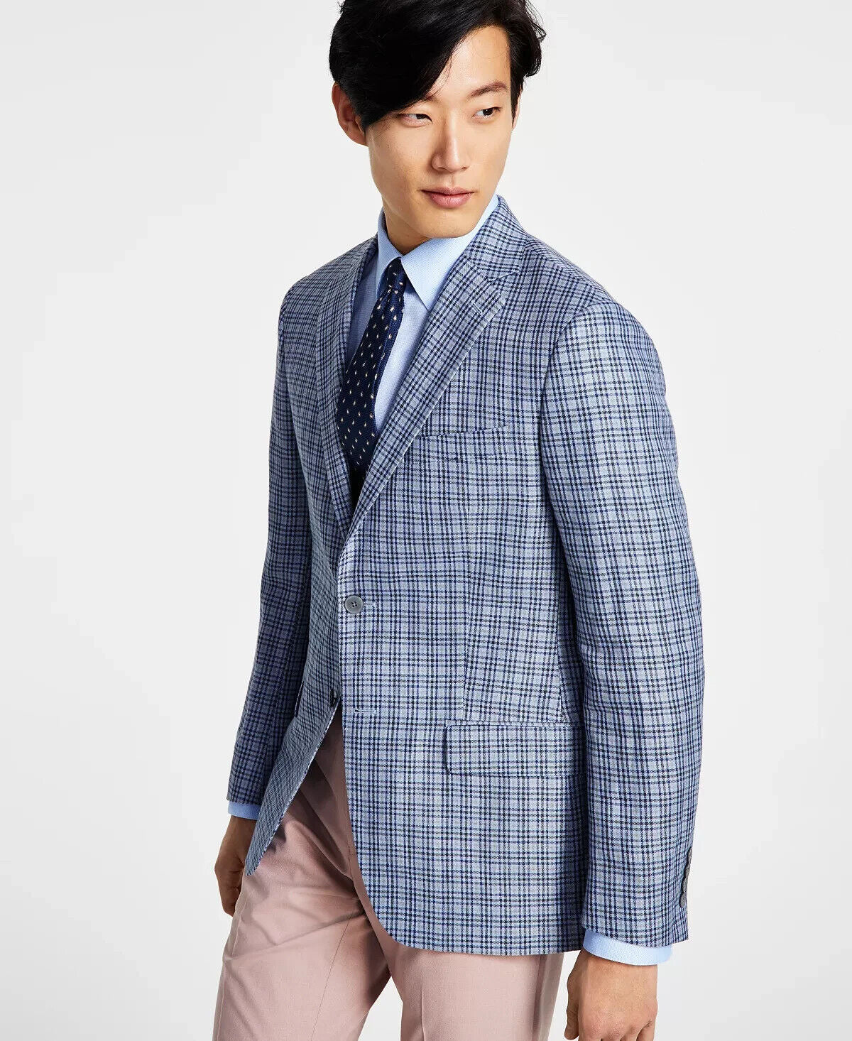 Lauren Ralph Lauren Ultraflex Classic Linen Sportcoats Blue Size 36S MSRP $295