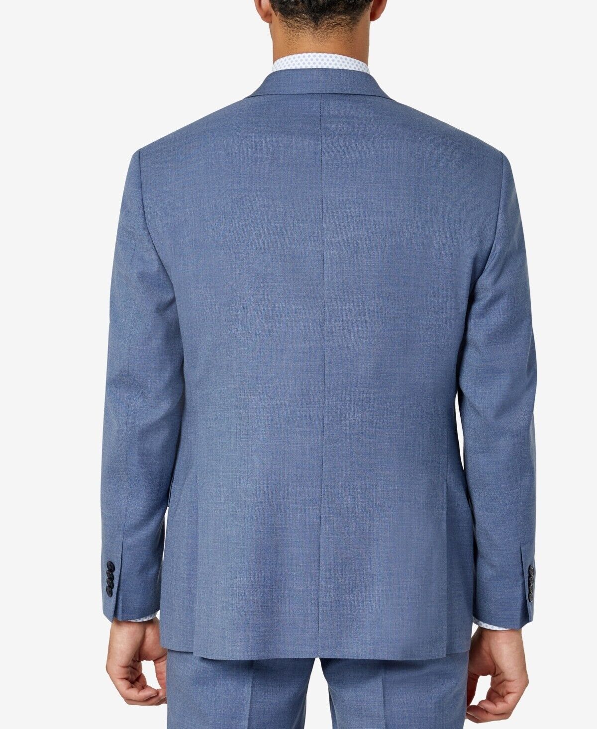 Sean John Mens Classic Fit Floral Suit Jacket Blue Size 40L MSRP $360
