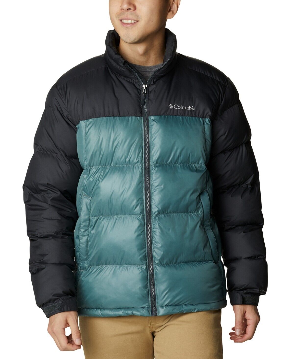 Columbia Men's Pike Lake Water Resistant Jacket Green Black Size XXL MSRP $200