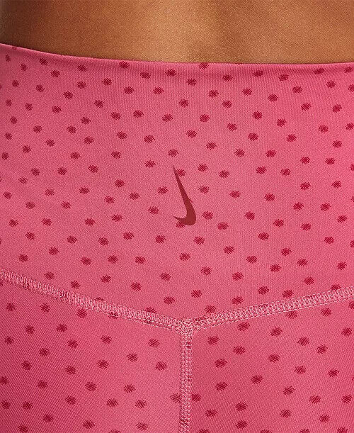 Nike Womens Yoga Twist-Waist High-Rise 7/8 Length Leggings Pink Size XS MSRP $70
