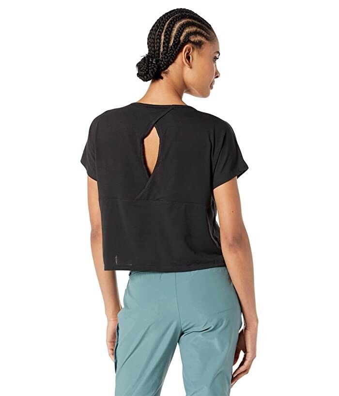 THE NORTH FACE Wander Cross-Back Short Sleeve TNF Black Size L MSRP $45