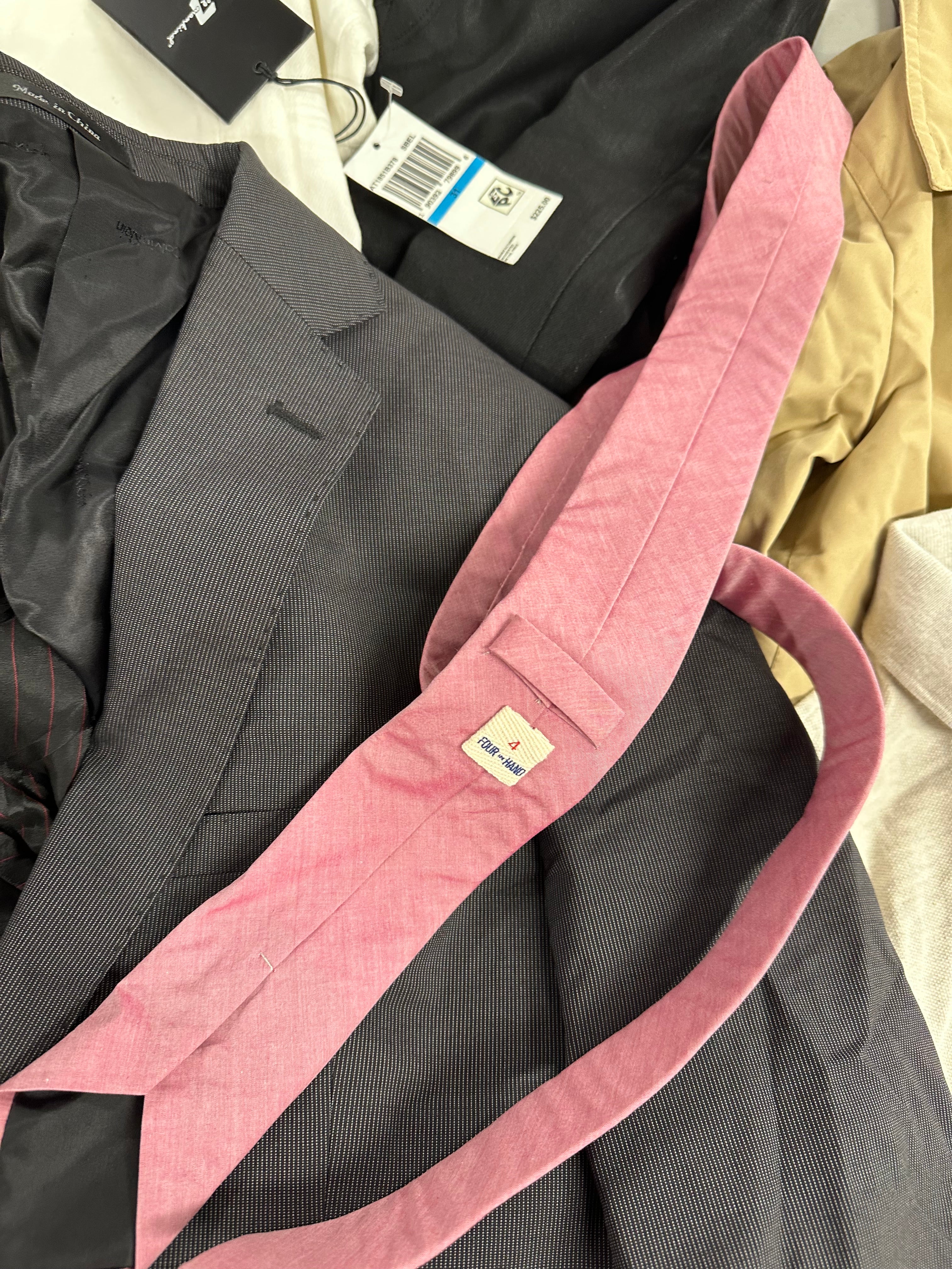 Men's Clothing, Shoes and Others, Assorted Wholesale Lot, 7 FOR ALL MANKIND, SEAN JOHN, COLE HAAN, CALVIN KLEIN, POLO RALPH LAUREN, WEATHERPROOF, PERRY ELLIS and more, 13 items, CUSTOMER RETURNS