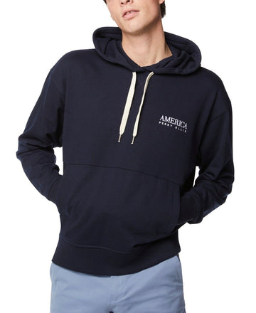 PERRY ELLIS Men's Oversized Heavy Weight Hoodie Blue Navy Size L MSRP $75